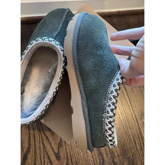 UGG Tasman Slippers Forest Green Little Kids Size 13c NIB NEW - Picture 2 of 12